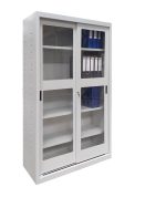 Dulap metalic cu uși glisante si plexiglas 1200x450x1900 mm PRO166Plexiglas - imagine 3