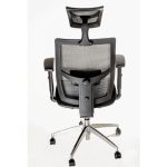 Scaun ergonomic, birou PRO383, manere reglabile, sistem multiblock, aluminiu - imagine 4