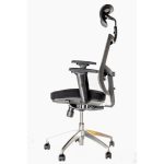 Scaun ergonomic, birou PRO383, manere reglabile, sistem multiblock, aluminiu - imagine 5