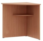 Masa modulara pentru cancelarie 2400 х 1200 х 750 mm PROSET.12277, 4 polite, PAL melaminat, Cant ABS, Fag - imagine 4