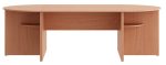 Masa modulara pentru cancelarie 2400 х 1200 х 750 mm PROSET.12277, 4 polite, PAL melaminat, Cant ABS, Fag - imagine 2