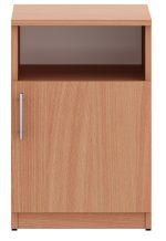 Dulap pentru imprimanta Eliss 450 x 450 x 650 mm PRO10735, 1 usa, PAL melaminat, Cant ABS, Fag - imagine 3