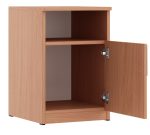 Dulap pentru imprimanta Eliss 450 x 450 x 650 mm PRO10735, 1 usa, PAL melaminat, Cant ABS, Fag - imagine 2