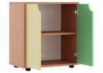 Dulap gradinita cu 2 usi MDF PRO11322 Alb - imagine 2