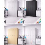 Vestiar 5 uși 1200x450x1800 mm PROPD856 - imagine 3