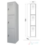 Vestiar 1x3 MIC 312x450x1500 mm PRON828 - imagine 2