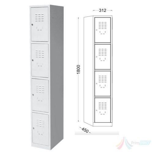 312x450x1800LxlxH (mm) / Dimensiuni exterioare