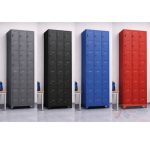 Vestiar 3x8 cu picioare 650x250x1970 mm PROND812 - imagine 2