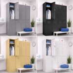 Vestiar 4x2 MARE 1175x450x1800 mm PRONC891 - imagine 2