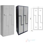 Vestiar 4 uși Z 775x450x1800 mm PROZB899 - imagine 2