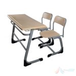 Set banca scolara PRO24, werzalit, 2 locuri - imagine 4