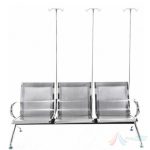 Bancuta asteptare pentru spital cu suport perfuzii 3 locuri PRO031 - imagine 2