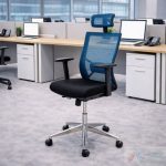 Scaun ergonomic, birou PRO356, sezut reglabil in plan orizontal, sistem multiblock, aluminiu