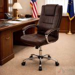 Scaun directorial, birou PRO8983 din piele naturala, mecanism pentru balans