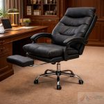 Scaun birou ergonomic cu suport pentru picioare PRO013