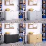 Fișet metalic 1 poliță 900x400x600 mm PROB126 - imagine 2