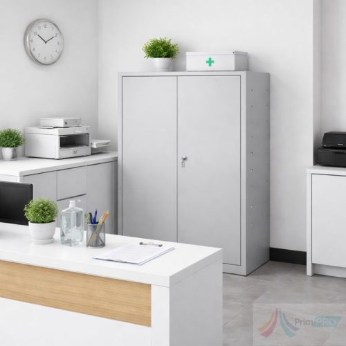 Fișet metalic cu 2 polițe