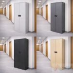 Fișet mixt (fiset + vestiar) 900x400x1800 mm PROA177/123 - imagine 2