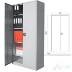 Fișet metalic cu 4 polițe 900x400x1800 mm PROA177 - imagine 3