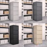 Fiset/ Clasificator cu 4 sertare 450x610x1365 mm PROA155 - imagine 2