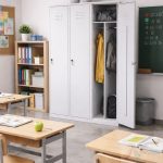 Vestiar 3 uși compartimentat 1200x450x1800 mm PROP827