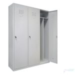 Vestiar 3 uși compartimentat 1200x450x1800 mm PROP827 - imagine 2