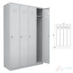 Vestiar 4 uși 1175x450x1800 mm PROPC856 - imagine 2
