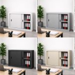 Dulap metalic cu usi glisante 1200x450x900 mm PROA167 - imagine 2