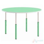 Masa cerc gradinita cu inaltime reglabila, diametru 905 mm PRO11000 Roz, Albastru, Verde, Galben, Rosu - imagine 5