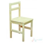 Scaun gradinita color din lemn PRO11716, Albastru, Galben, Rosu, Verde, Natur - imagine 6
