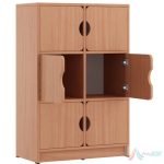 Dulap gradinita cu 6 usi PRO11347 MDF, FAG - imagine 2