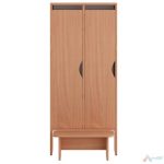 Vestiar gradinita cu 2 usi si bancuta PRO11338 Fag - imagine 2