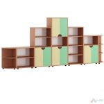 Set mobilier gradinita PROSET.10540 , Galben cu Verde