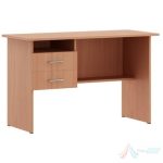 Catedra profesor 1200 х 600 х 750 mm PRO10008, 2 sertare, PAL melaminat, Cant ABS, Fag