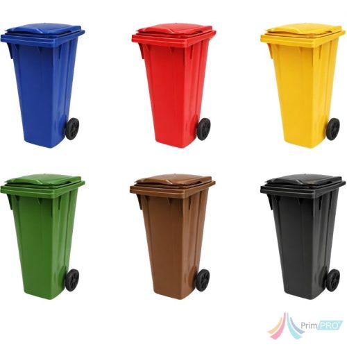 pubelă 120L tomberon 120 litri pubelă HDPE tomberon plastic exterior pubelă cu roți pubelă colectare selectivă tomberon gunoi exterior pubelă fără pedală