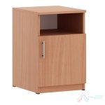 Dulap pentru imprimanta Eliss 450 x 450 x 650 mm PRO10735, 1 usa, PAL melaminat, Cant ABS, Fag