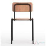 Scaun scolar , Negru PRO10825 - imagine 2