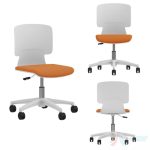 Scaun ergonomic  PRO12797, Verde, Albastru, Gri, Portocaliu - imagine 5