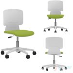 Scaun ergonomic  PRO12797, Verde, Albastru, Gri, Portocaliu - imagine 4