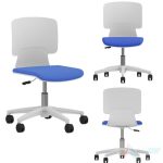 Scaun ergonomic  PRO12797, Verde, Albastru, Gri, Portocaliu - imagine 2