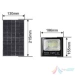 Proiector cu Panou Solar Monocristalin si telecomanda - 50W/6500k PRO78C12 - imagine 2