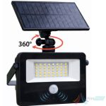 Proiector cu panou solar reglabil si rotativ 360 5V/1.5w 6500K 140x133x60mm 50W PRO8116 - imagine 3