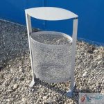 Cos de Gunoi Stradal Metalic cu Capac PRO30