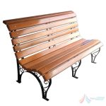 Bancă stradală parc PRO01 – lemn și metal