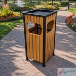 Cos de Gunoi Parc cu Capac PRO02 - imagine 2