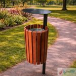 Cos de Gunoi Parc cu Capac PRO09