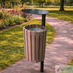 Cos de Gunoi Parc cu Capac PRO09 - imagine 2