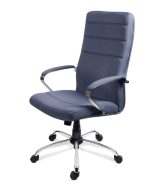 💼 Scaun Directorial PROZenith – Spătar Înalt, Oscilant, Oțel Cromat, Design Premium - imagine 3