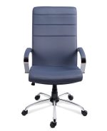 💼 Scaun Directorial PROZenith – Spătar Înalt, Oscilant, Oțel Cromat, Design Premium - imagine 11