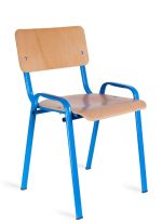 Scaun Elev, Albastru, Roșu, Galben, Alb/Crem, Argintiu RAL7035 - imagine 5